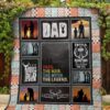 Papa The Man The Myth The Legend Quilt Blanket  Quilt